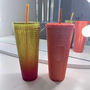 2 Starbucks Tumblers.